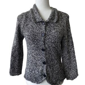 Ann Taylor Womans Sweater Wool Angora Jacket Cardigan SZ S